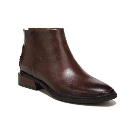 FRANCO SARTO NEMI WOMENS LEATHER BOOTIES ANKLE BOOTS - Picture 9 of 11